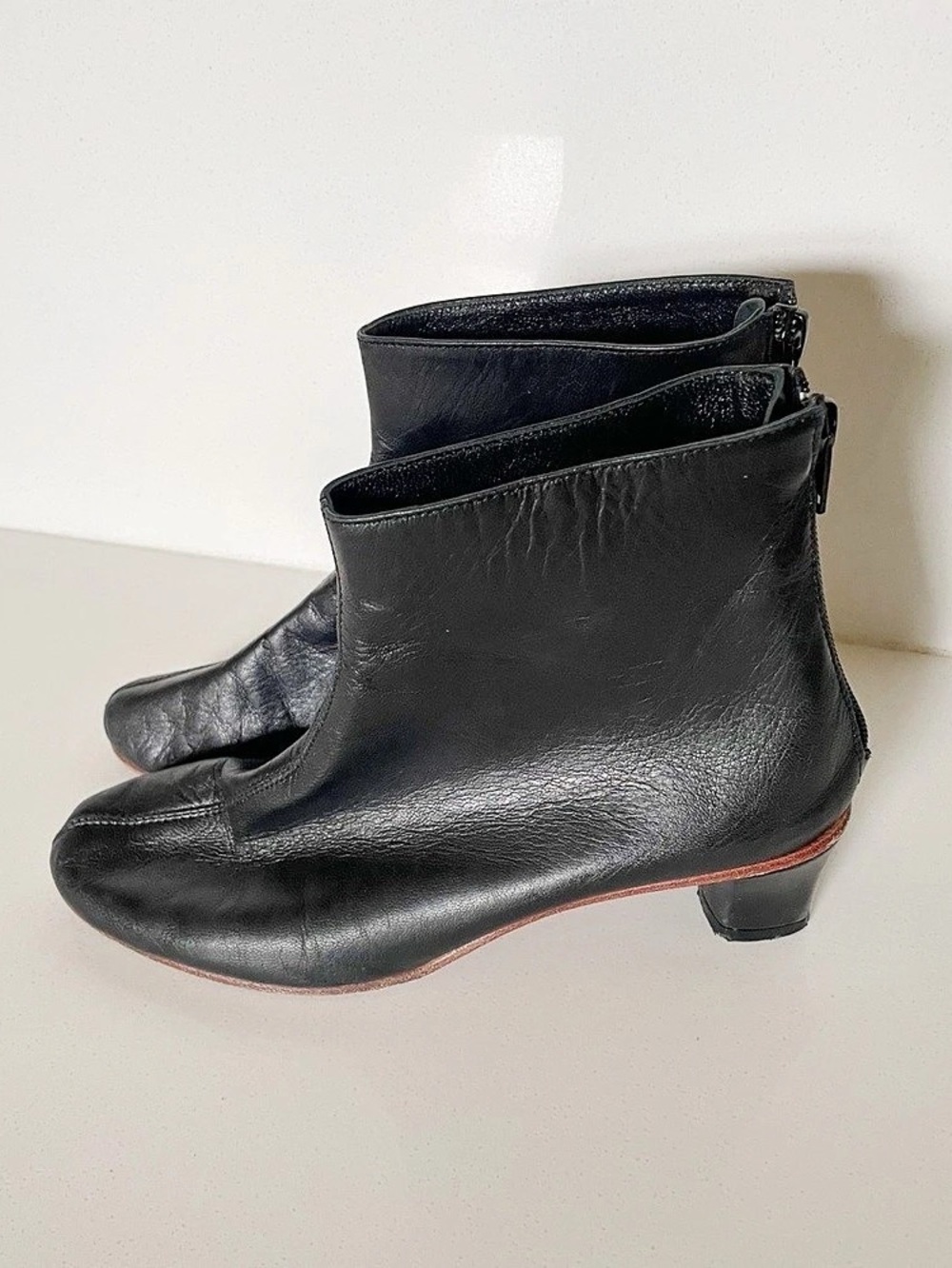 Martiniano High Leone Black Leather Boots – Size 36